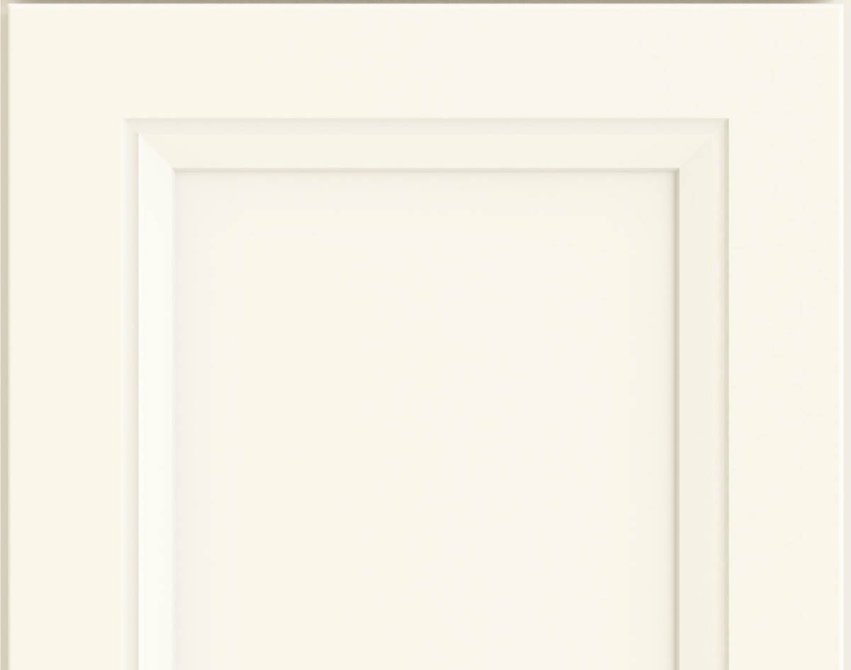 CNC Cabinetry Richmond Sleek White cabinet door sample