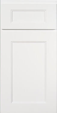 KCD Brooklyn Bright White cabinet door sample
