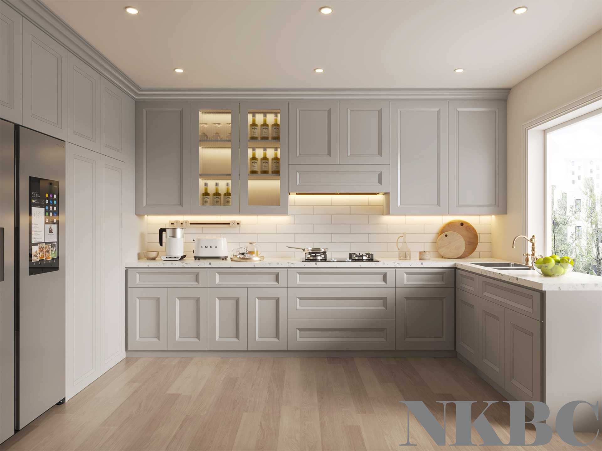 NKBC cabinetry in a finished kitchen