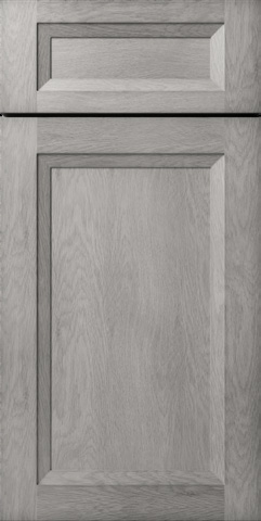 US Cabinet Depot Oxford Mist cabinet door sample