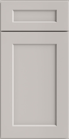 US Cabinet Depot Shaker Dove cabinet door sample